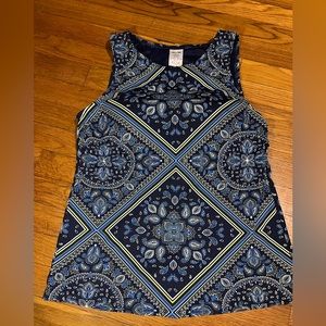 Women’s Swimsuit top. Size 12. Built in bra/padding. Land’s End. Slightly worn.